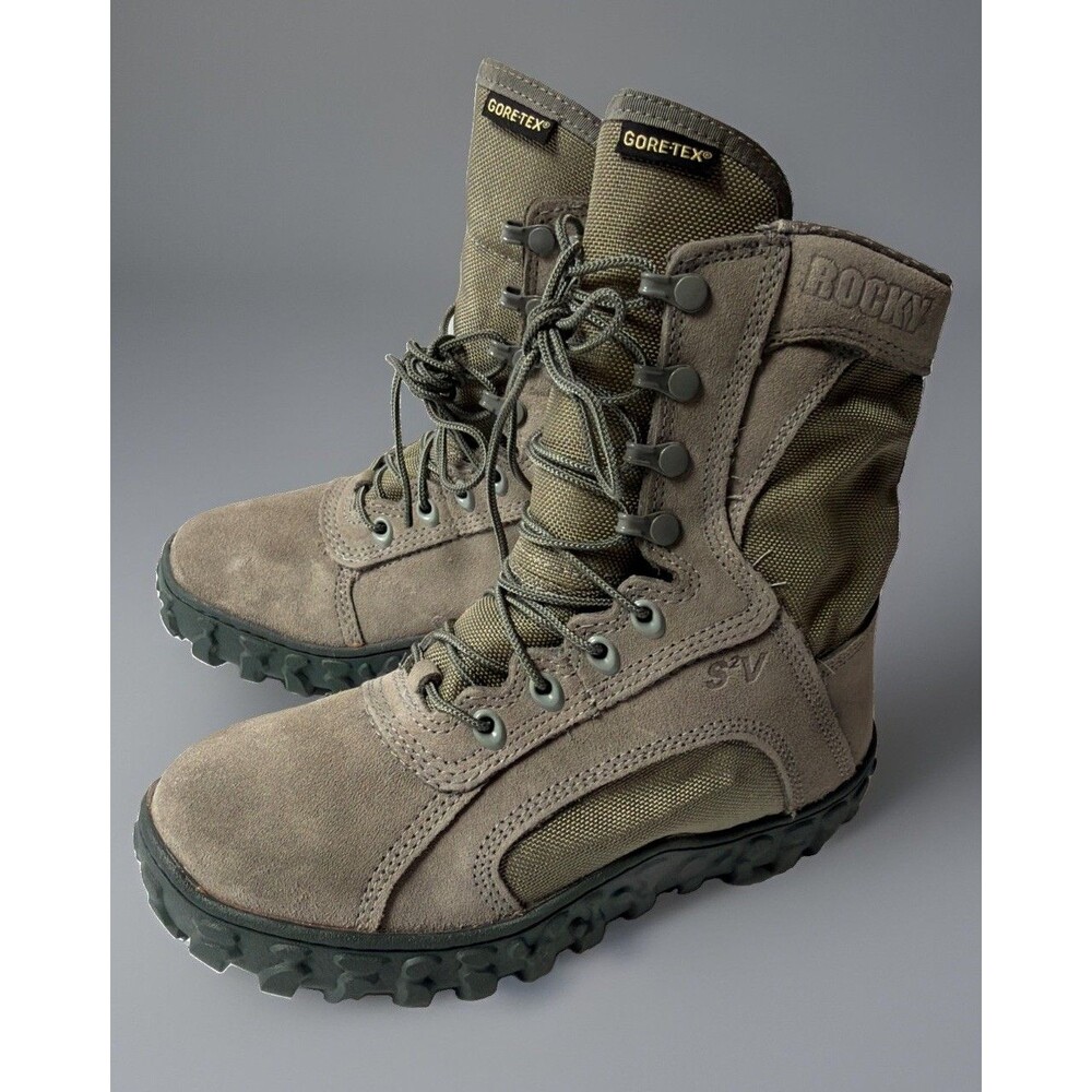 NIB Mens Rocky S2V 103-1 Military Tactical Combat Boot Green 5W Special Ops
